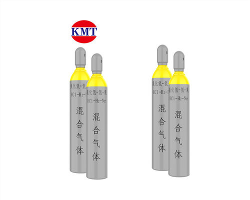 Industrial Grade DIN 8 Valve HCl Mixture Gas Customized Proportion